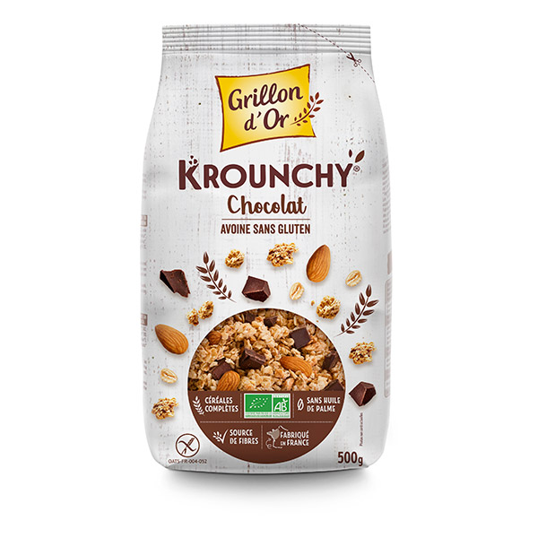 Flocons D'avoine Sans Gluten 500g Grillon D'or, avoine sans gluten